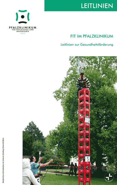 Broschüre "Fit im Pfalzklinikum" - betriebliches Gesundheitsmanagement (BGM)